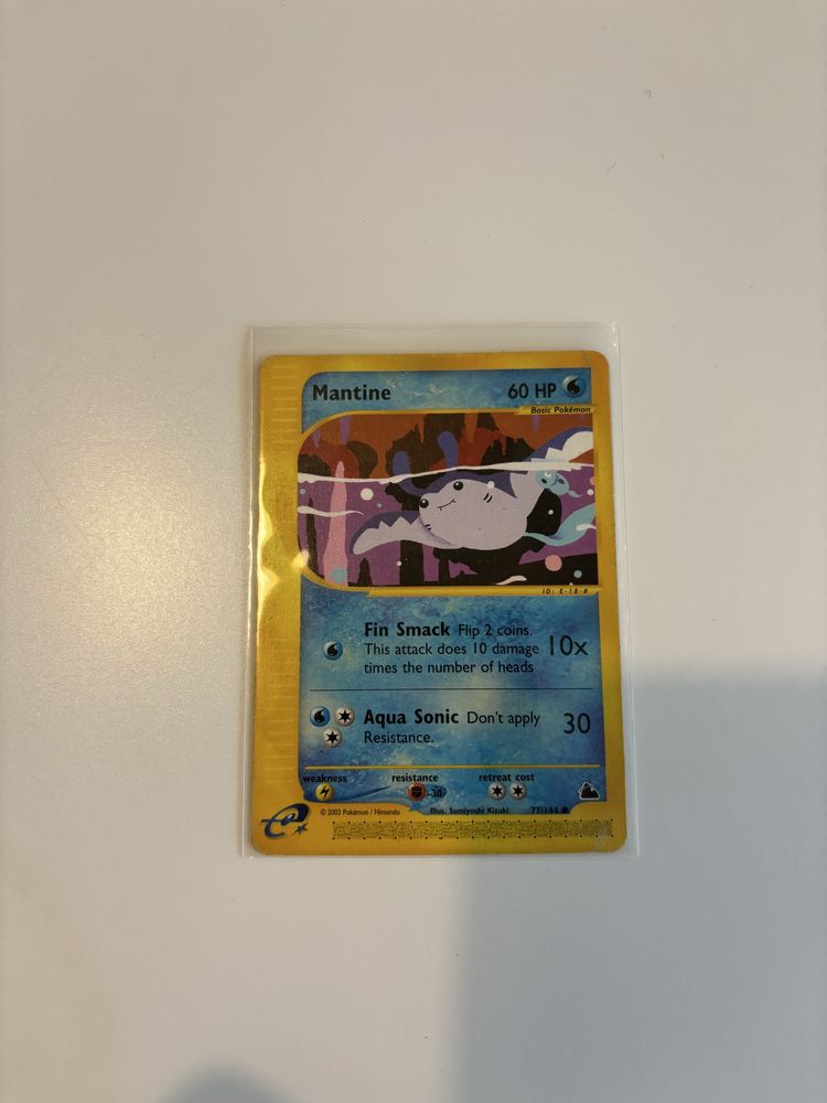 Cartas Pokemon e series Skyridge Expedition Aquapolis