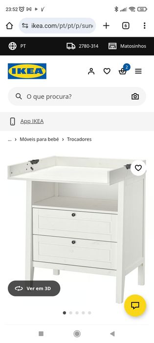 Trocador muda Fraldas IKEA