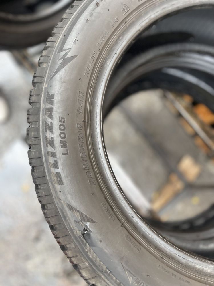Шини б/у 205/55 r16 Mishelin, Bridgestone