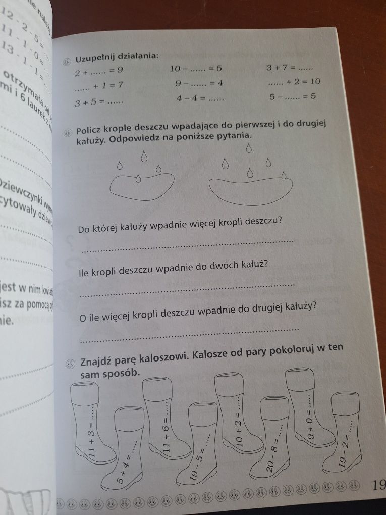 Książki z tabliczką mnożenia i Tropik matematyczny dla klasy 2