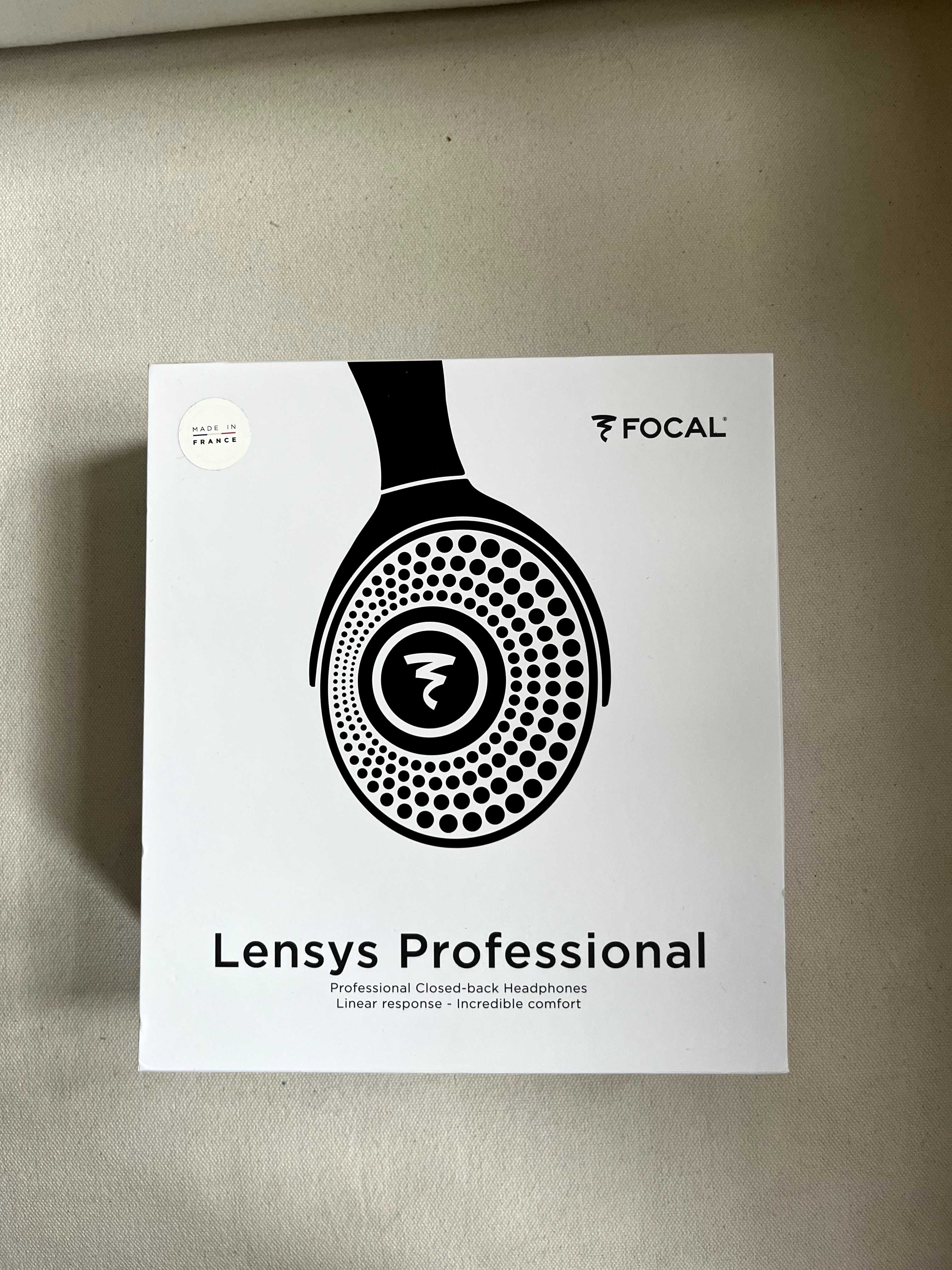 Focal Lensys Professional Słuchawki Zamknięte NOWE GWARANCJA Przewodow