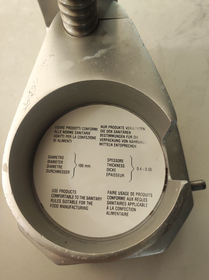 Máquina de moldar hambúrgueres manual