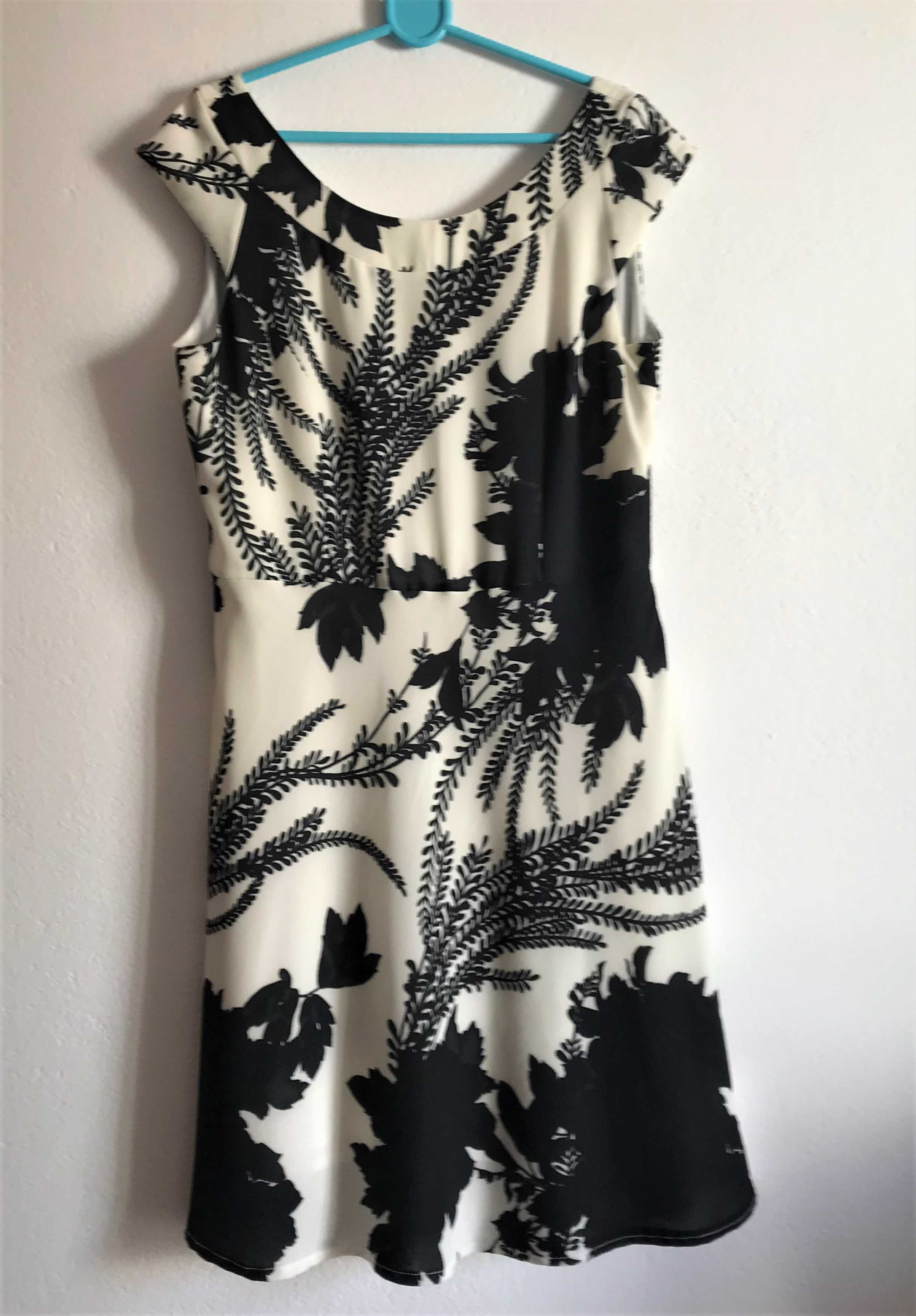 Vestido estampado Midi