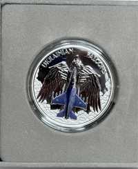 Монета Українські соколи - Ukranian Falcons, 1 Oz (унція), срібло