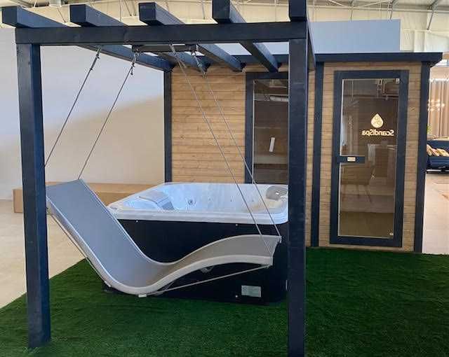 Sauna fińska STORM z przedsionkiem sauna ogrodowa - ekspozycja