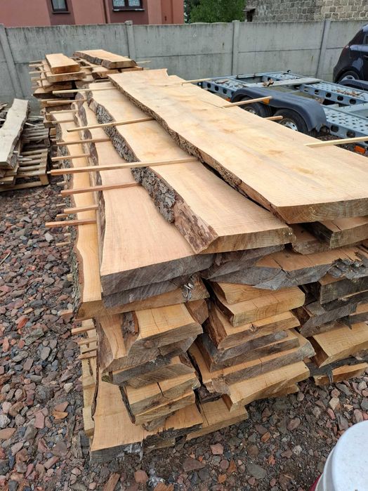 Deski foszty tarcica dąb lipa olcha orzech monolity pod zywice 50 32mm