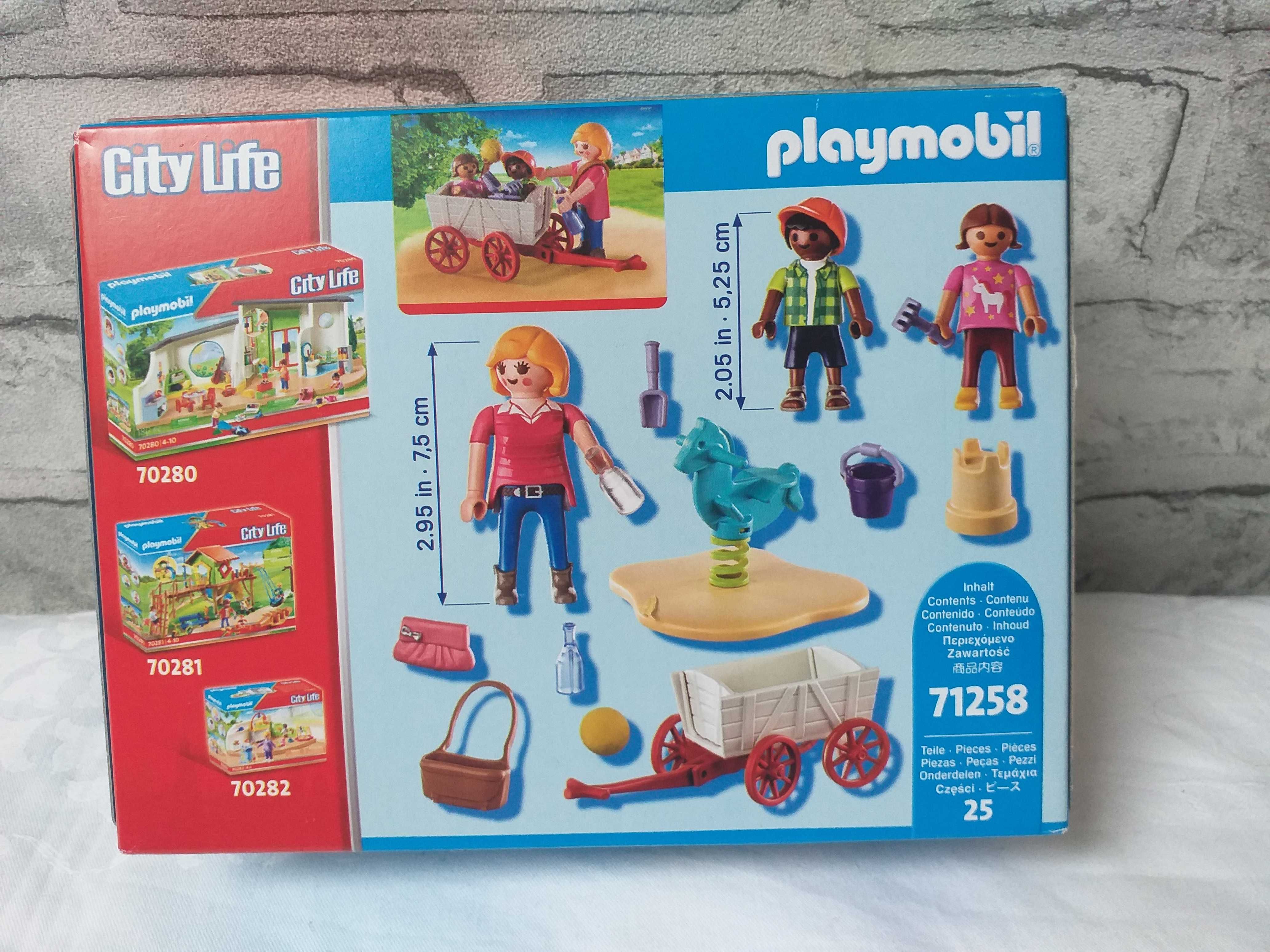 Klocki Playmobil Opiekunka z wózkiem plac zabaw