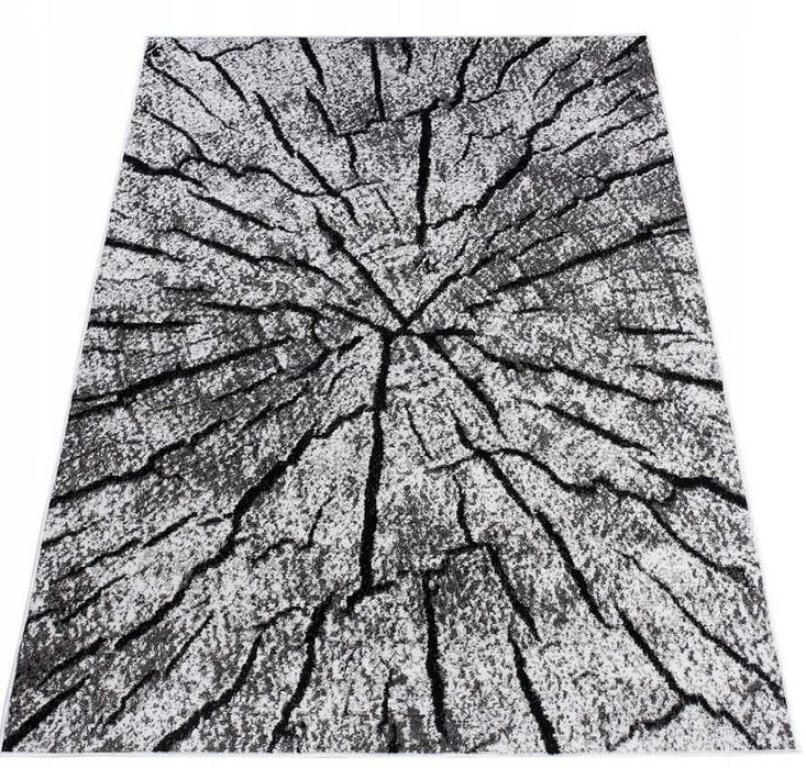 NOWY Dywan do salonu pień drzewa natura efekt 3D LOFT 140x200
