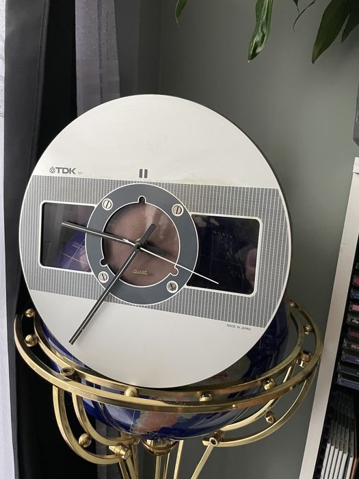 Szpula SA Magnetofon Szpulowy 26.5cm Zegar/Robiony na Zamowienie!