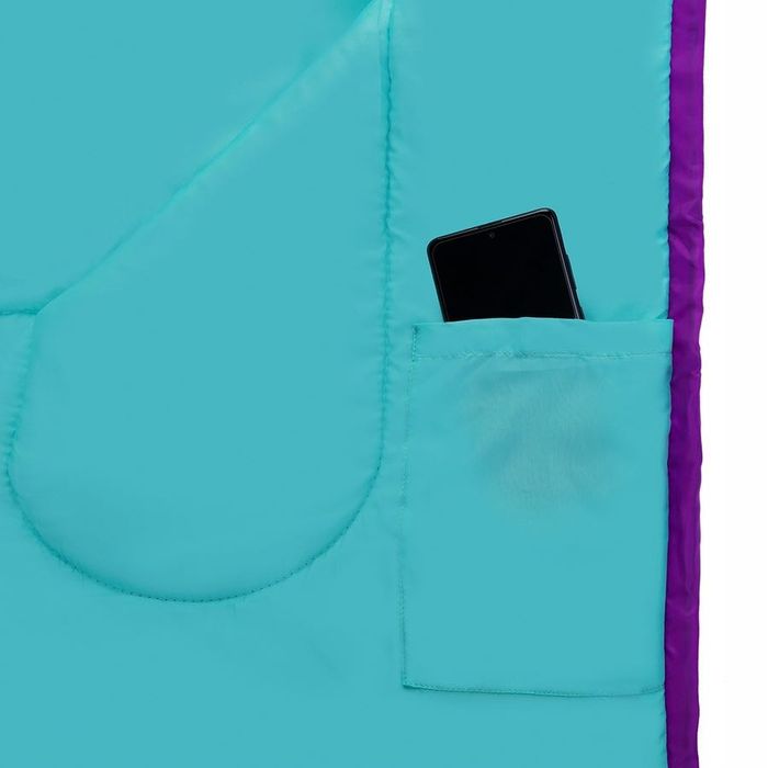 śpiwór turystyczny ciepły mumia z kapturem 205x75 cm + pokrowiec nils