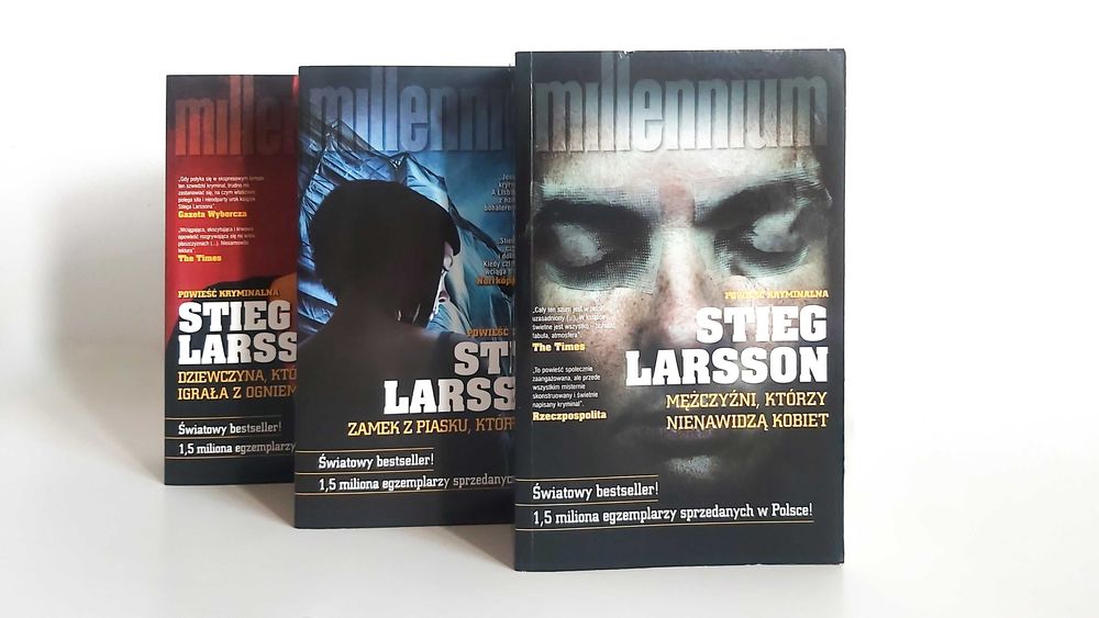 Stieg Larsson - Trylogia Millennium NOWA mężczyźni dziewczyna zamek