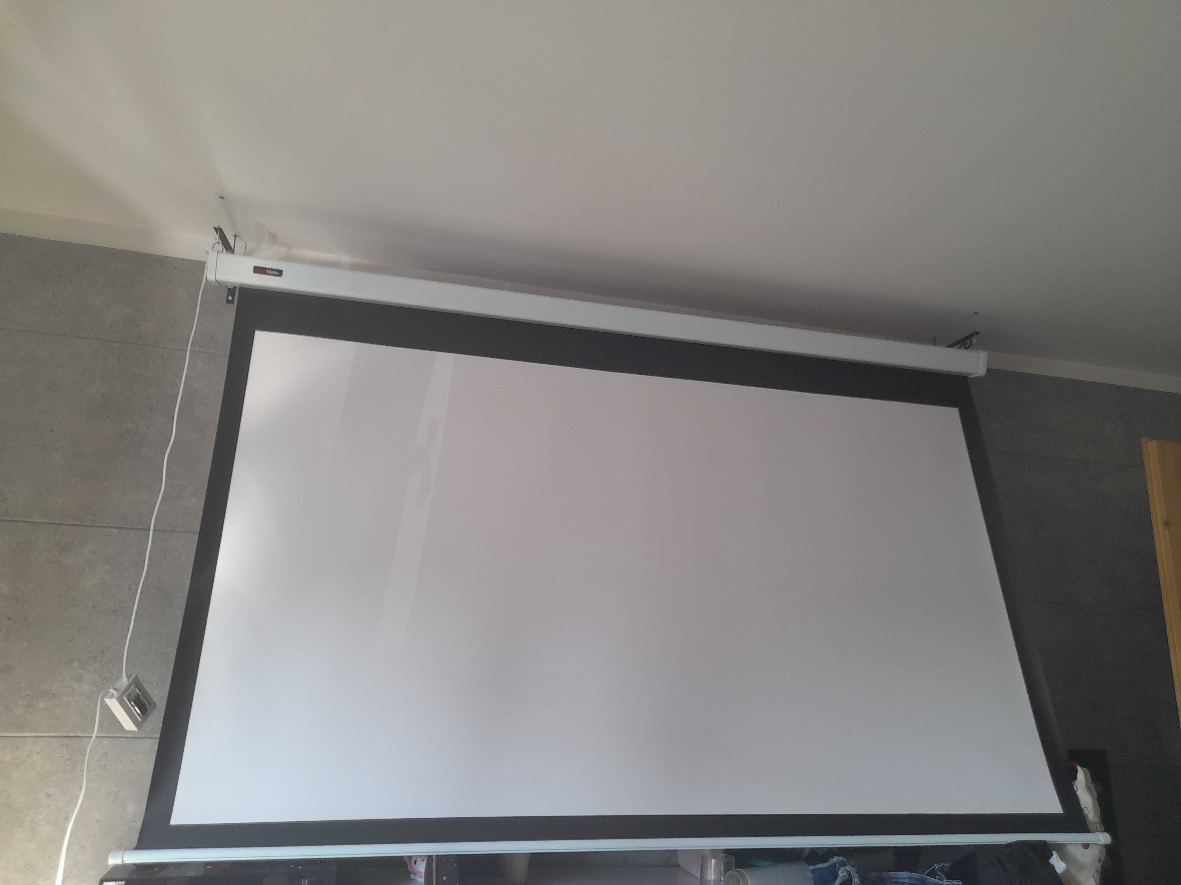 Projektor z ekranem