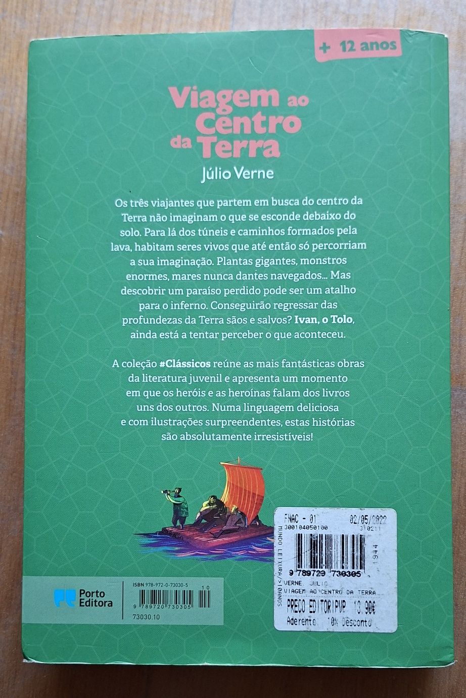 Viagem ao centro da Terra de Júlio Verne COMO NOVO