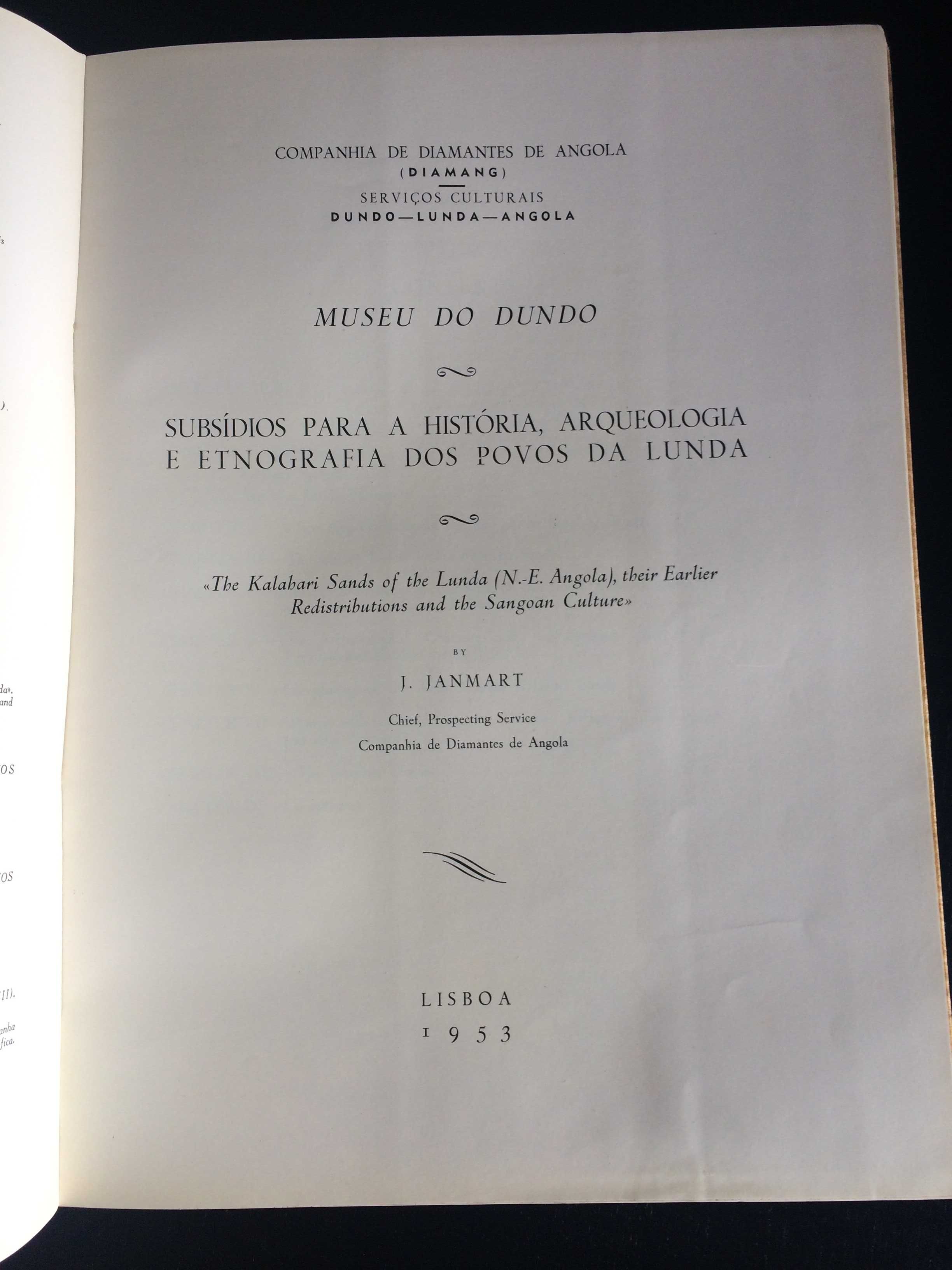 The Kalahari Sands of the Lunda - História, Arqueologia de Angola