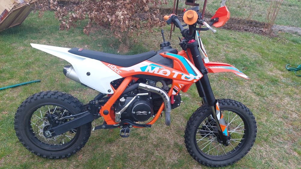 Pitbike XMotos 110ccm, 2022r. Super stan. Starter elektr. I kopka