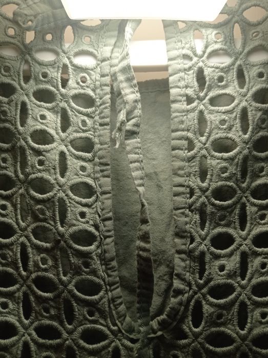 Nowa z metką, bluzka damska w kolorze oliwkowym, Zelante Made in Italy