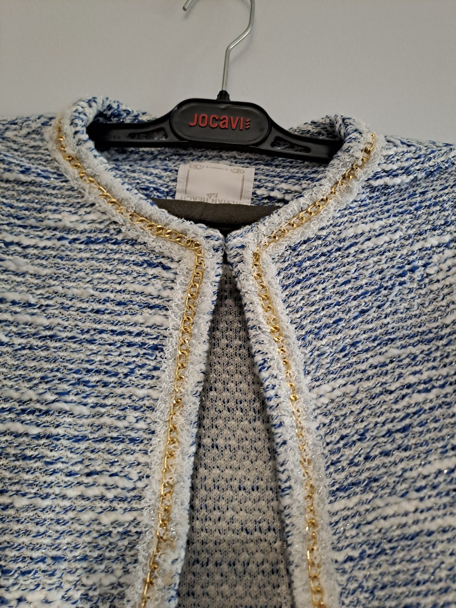 Cardigã blazer elegante para menina de 10 anos