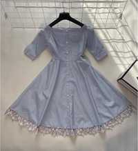 Сукня ніжно блакитного кольору, легка сукня, плаття