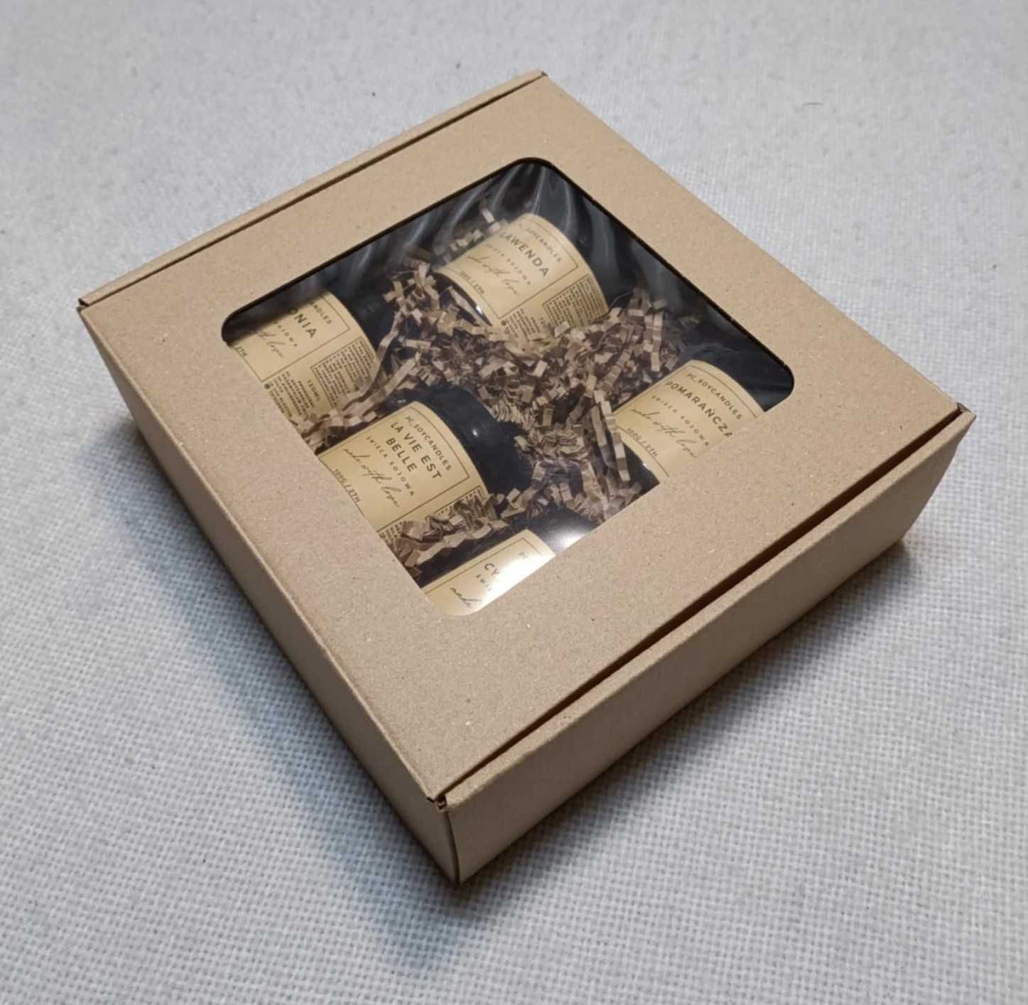 Zestaw Prezentowy Świece Sojowe Zapachowe 5x120ml