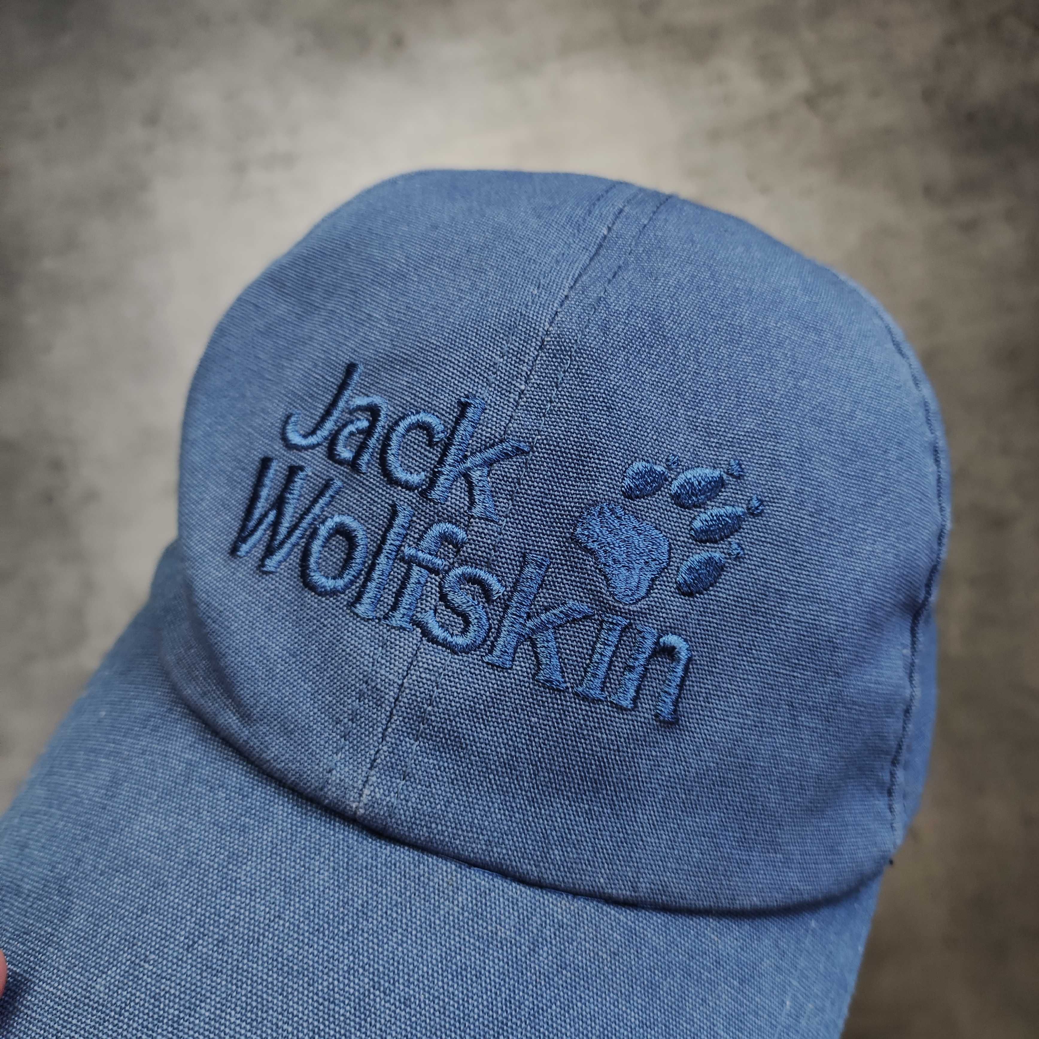 UNIWERSALNA Czapka z Daszkiem Kaszkietówka Niebieska Jack Wolfskin