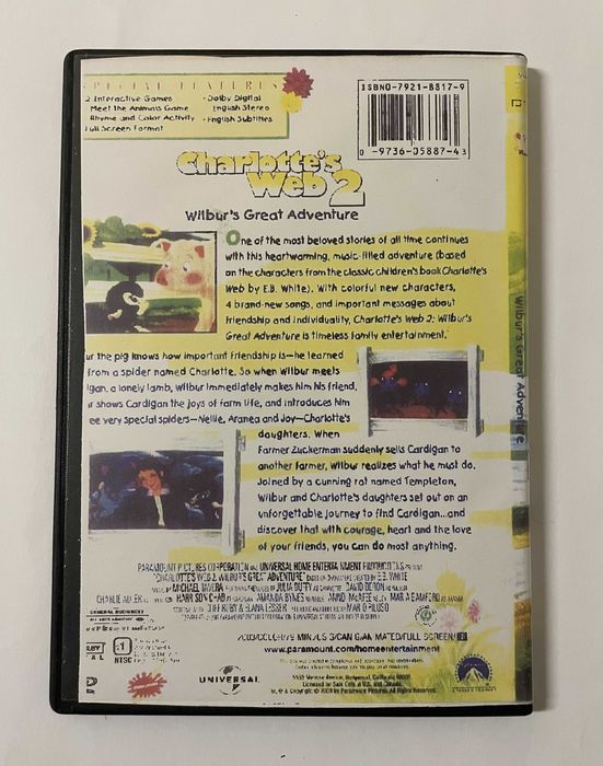 A Teia da Carlota 2 / Charlotte's Web 2 (gravado)