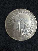 Moneta 10 złotych Głowa Kobiety 1933
