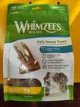 Whimzees Snacks Dentários Chifres para cães médios. Packs de 12 snacks