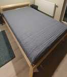 IKEA Neiden Rama Łóżka + Dno Łóżka Luroy 140x200cm