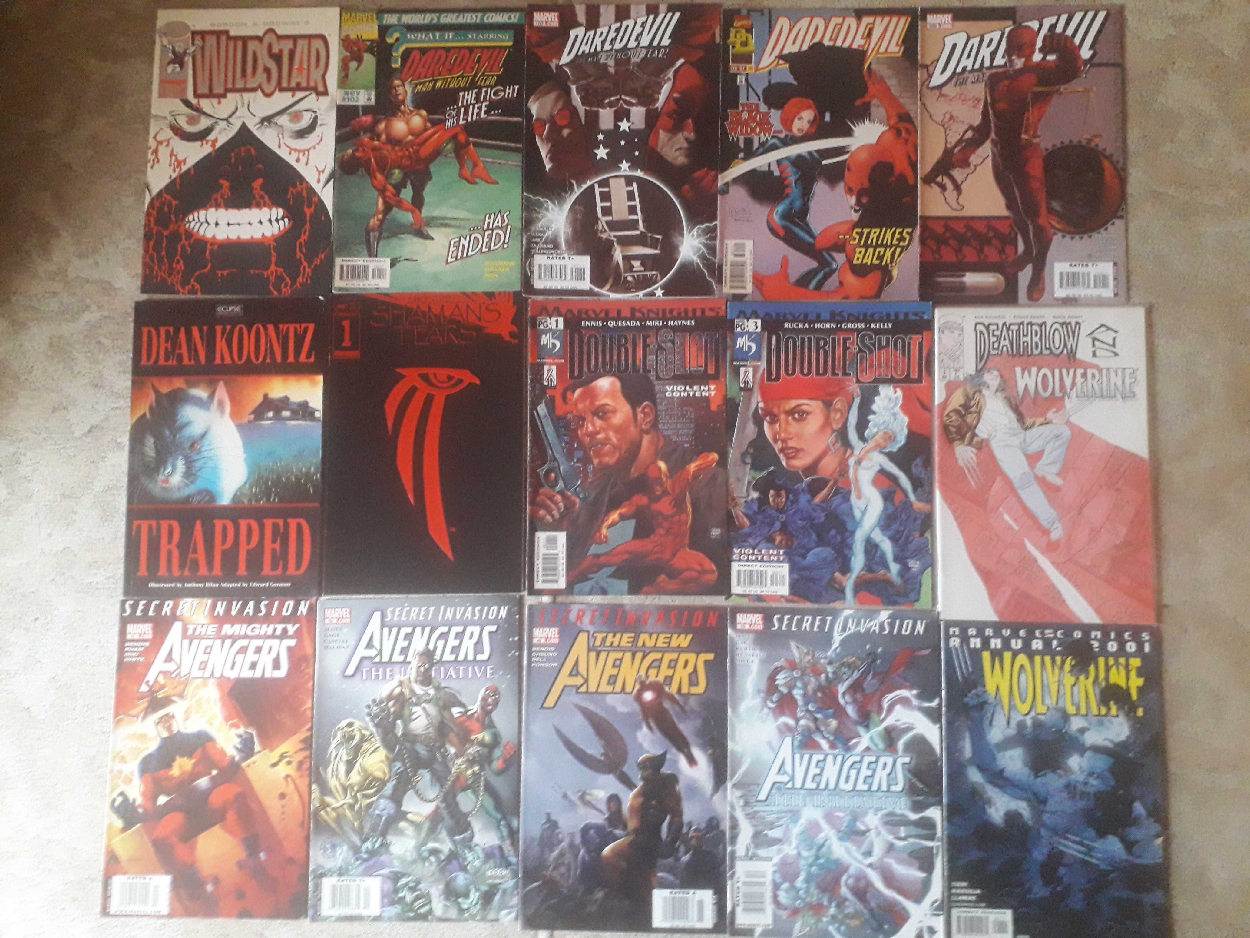 Комиксы Hellstorm/Daredevil/Aqvaman/Warheads/Doom/Fantastic Four