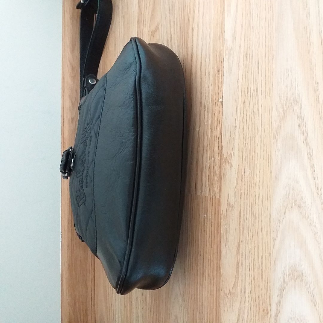 BELSTAFF oryginalna skóra materiał torebka listonoszka crossbody worek