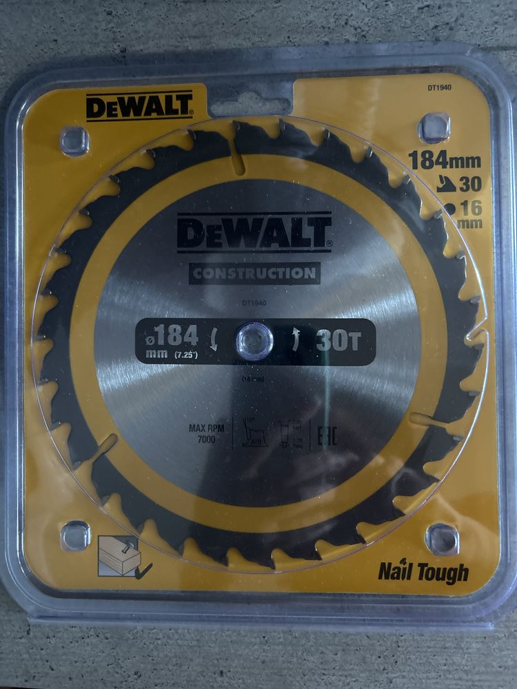 Диск пилковий DeWALT DT1940