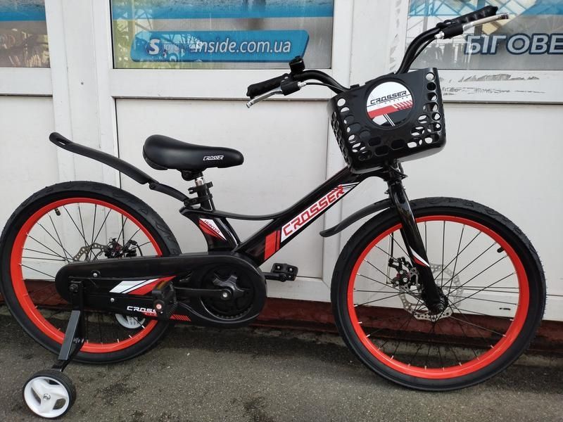 Дитячий велосипед Crosser Hunter 14,16 18,20" Легка рама (Corso Mars)