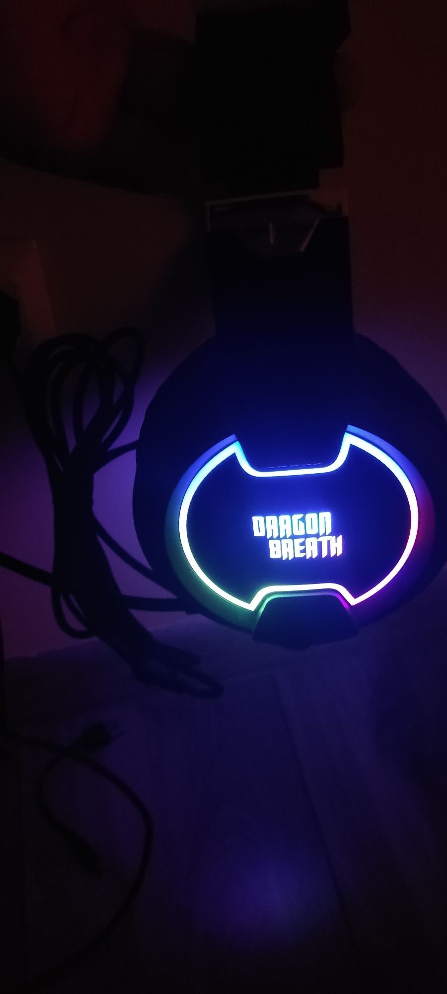 Słuchawki dla gracza RGB Dragon Breath PC