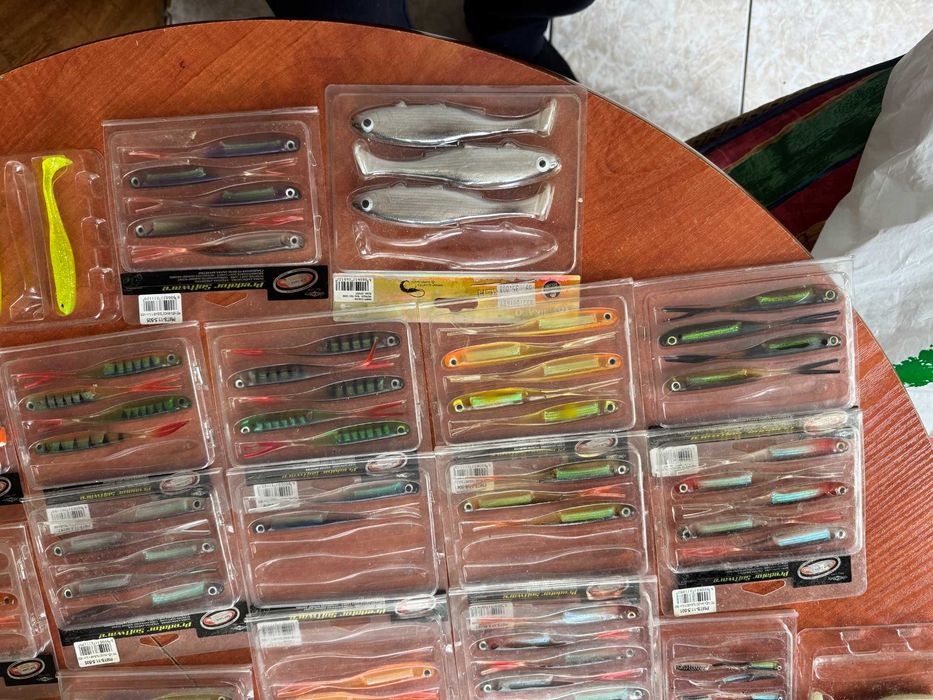 Jaskółki Mikado, ripper, drop shot NOWE ok. 120szt.