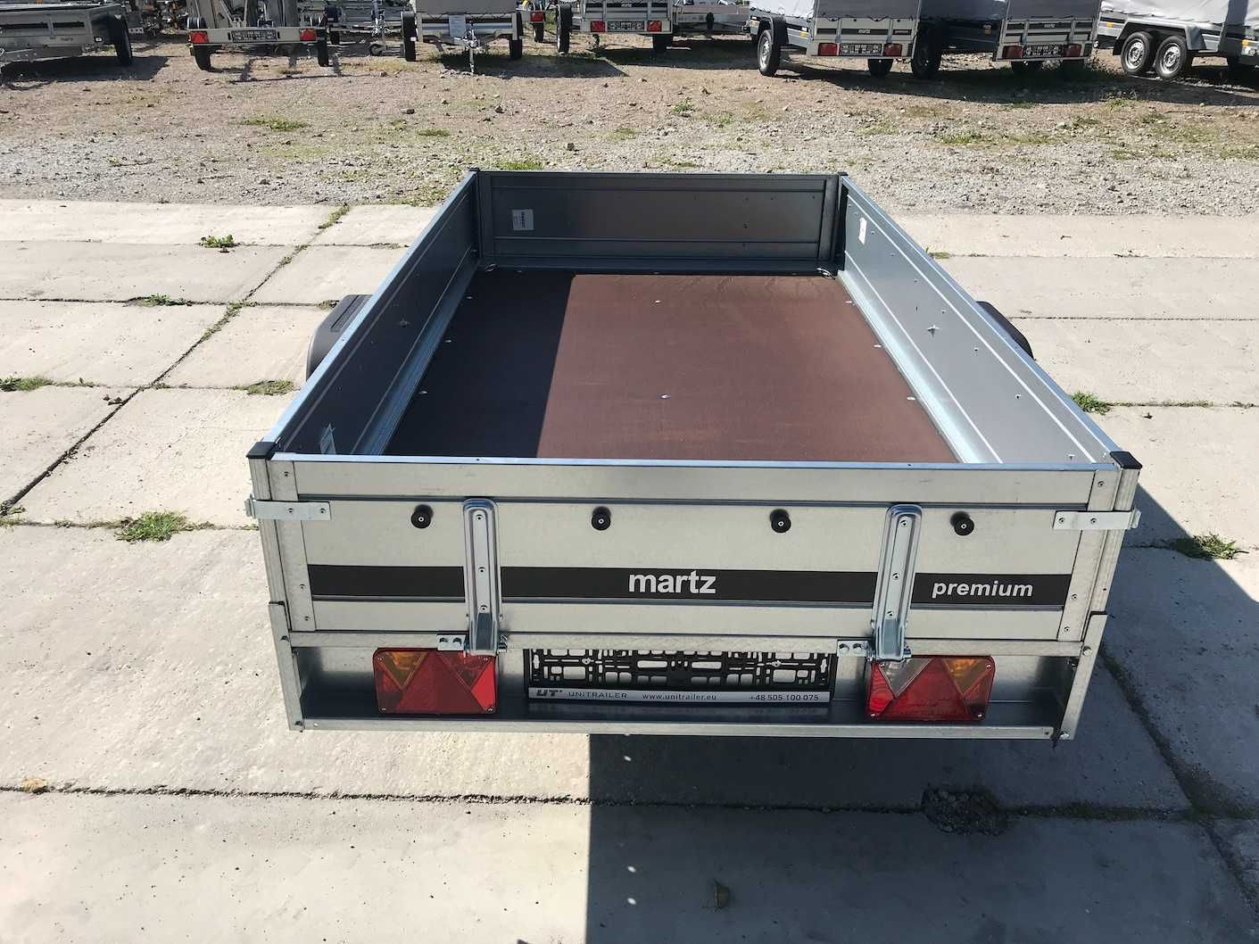 Przyczepka samochodowa - NOWA - MARTZ PREMIUM 230 DMC 750 KG na kat. B