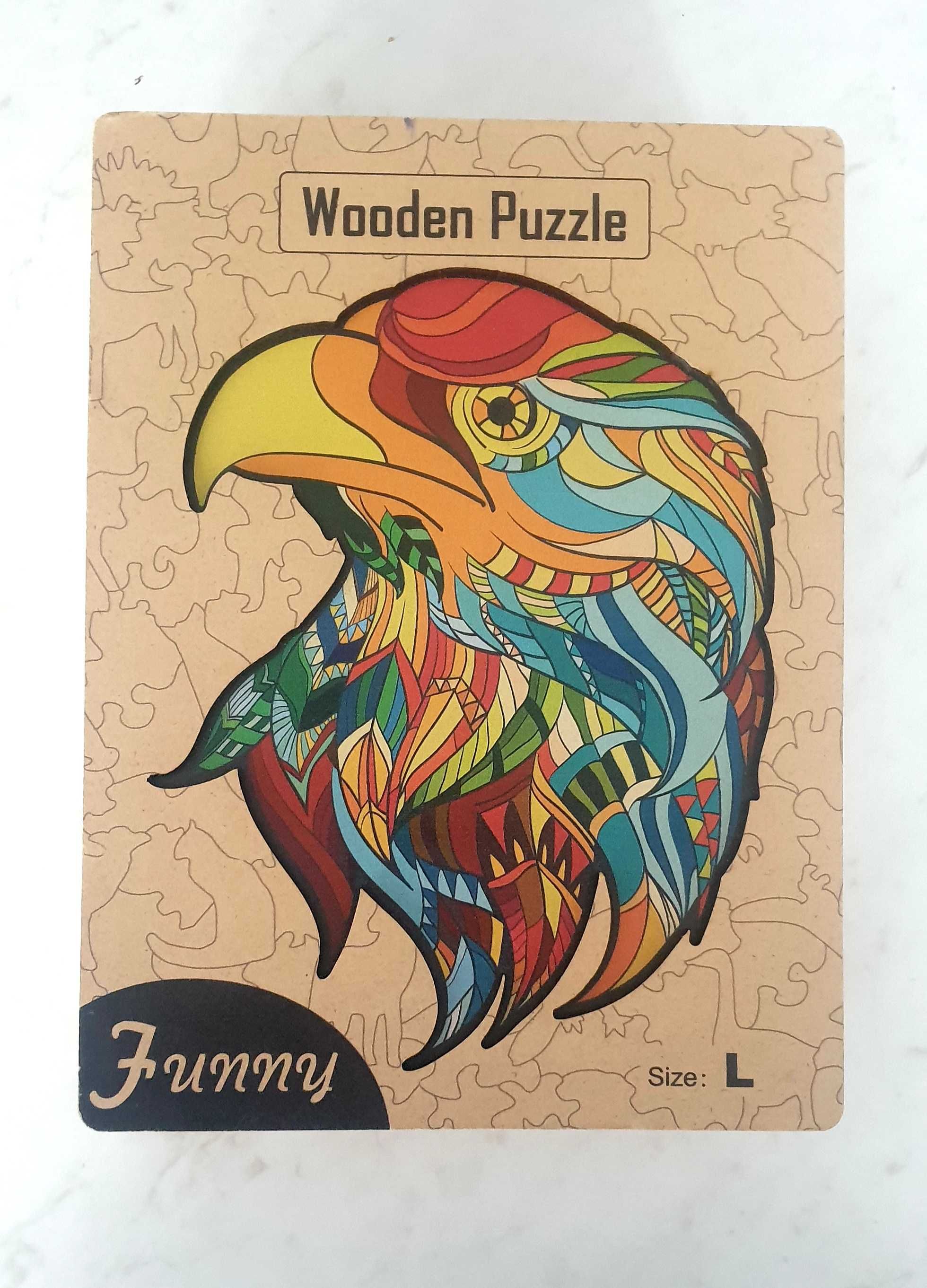 Puzzle Drewniane Wooden Puzzle ORZEŁ rozmiar L