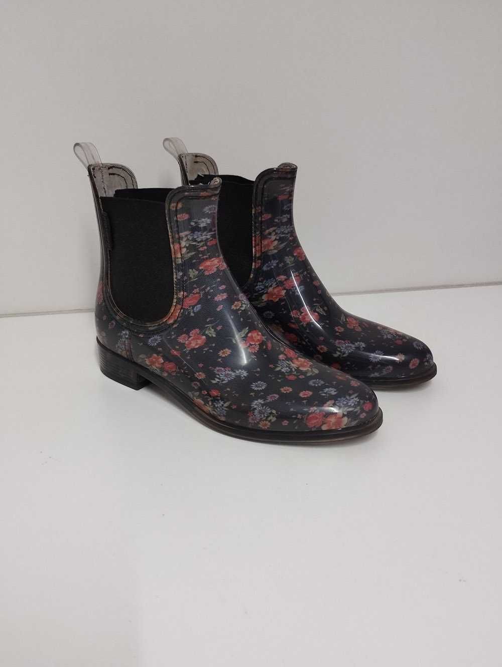 Botas borracha com flores / Galochas GIOSEPPO 38