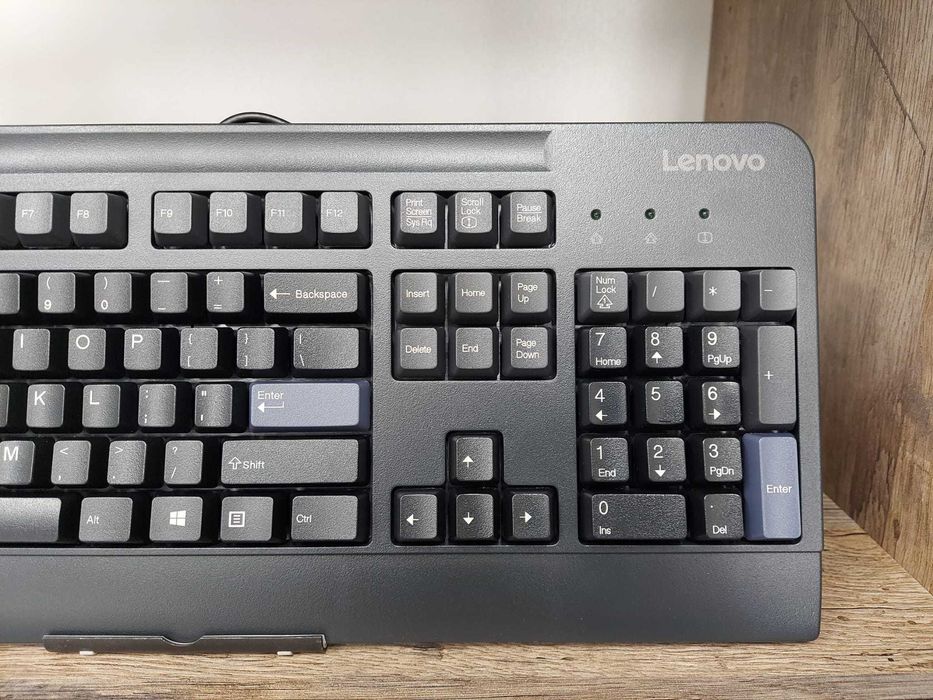 Klawiatura przewodowa Lenovo KB1021 czarna nowa na gwarancji