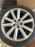 Alufelgi Volkswagen 5x120 r17 opony zimowe