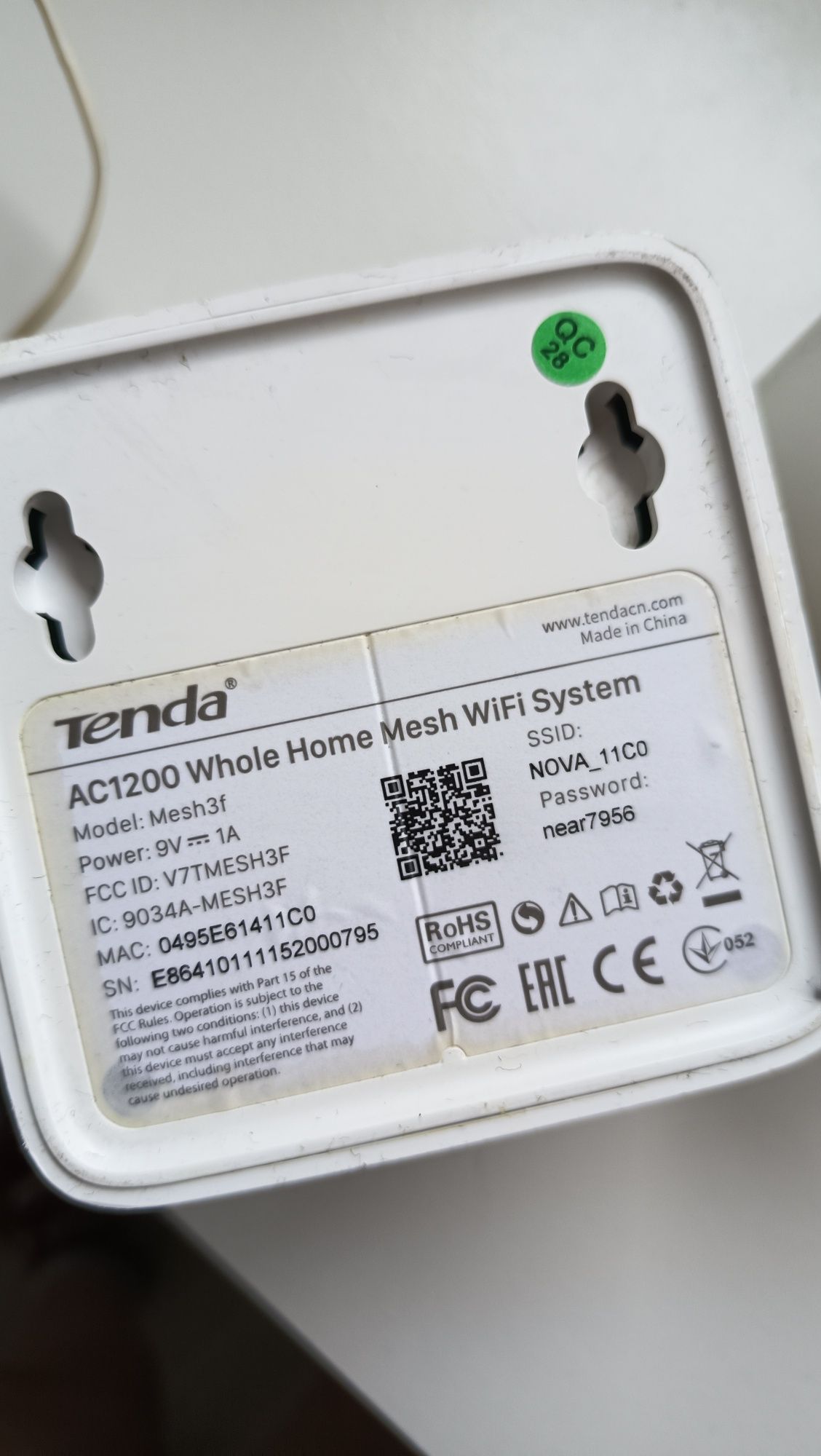 Tenda Nova AC1200 - Mesh System