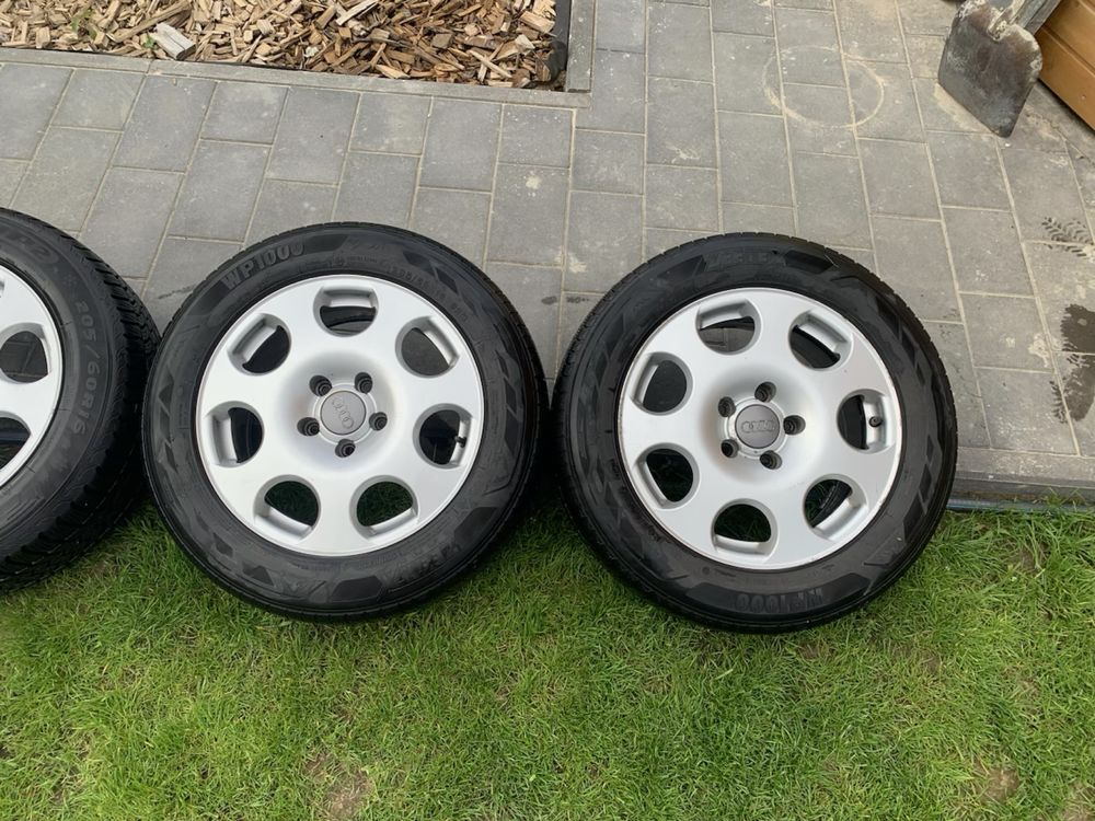 Felgi z oponami zimowymi 5x112 Audi Volkswagen Seat Skoda