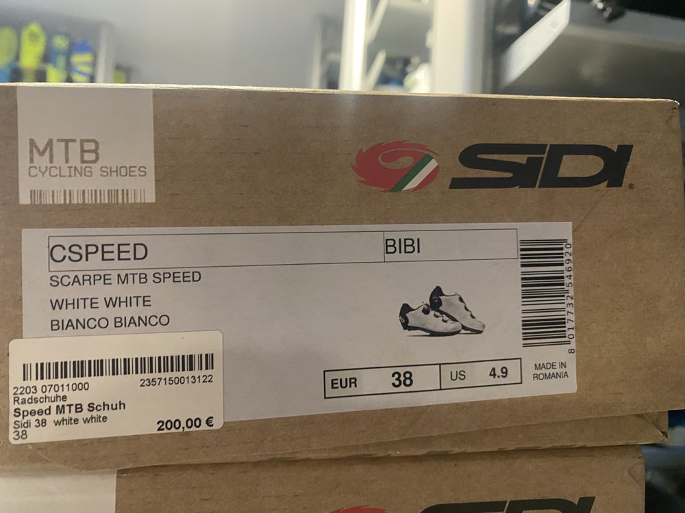 Buty rowerowe Sidi MTB Speed - rozmiar EU 38