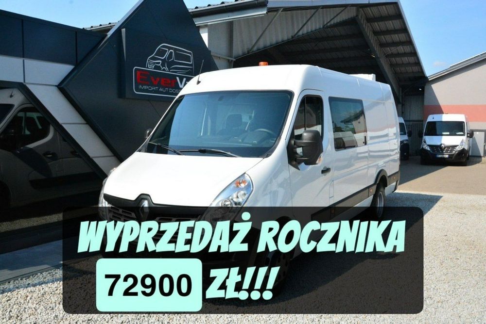 Renault Master  max master bliźniak L3H2 6 osobowy pełna opcja serwis
