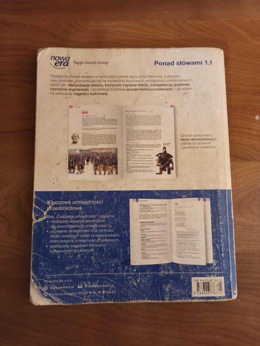 Podręcznik Ponad słowami 1 część 1, Nowa Era