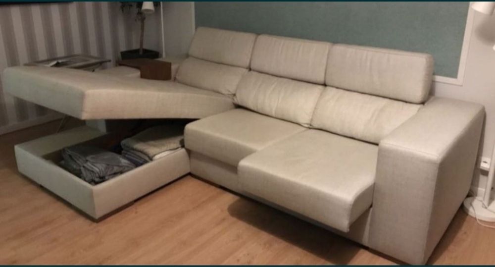 Sofa 2 lugares mais chaise longue