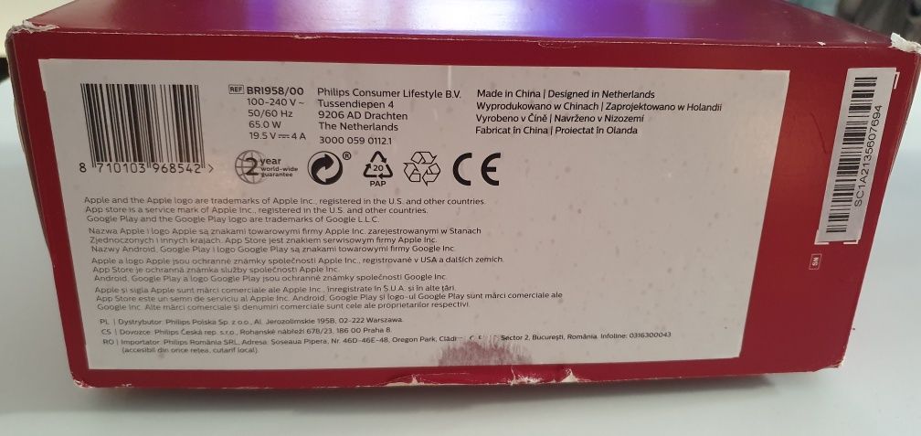 Depilator laserowy philips lumea bri958/00