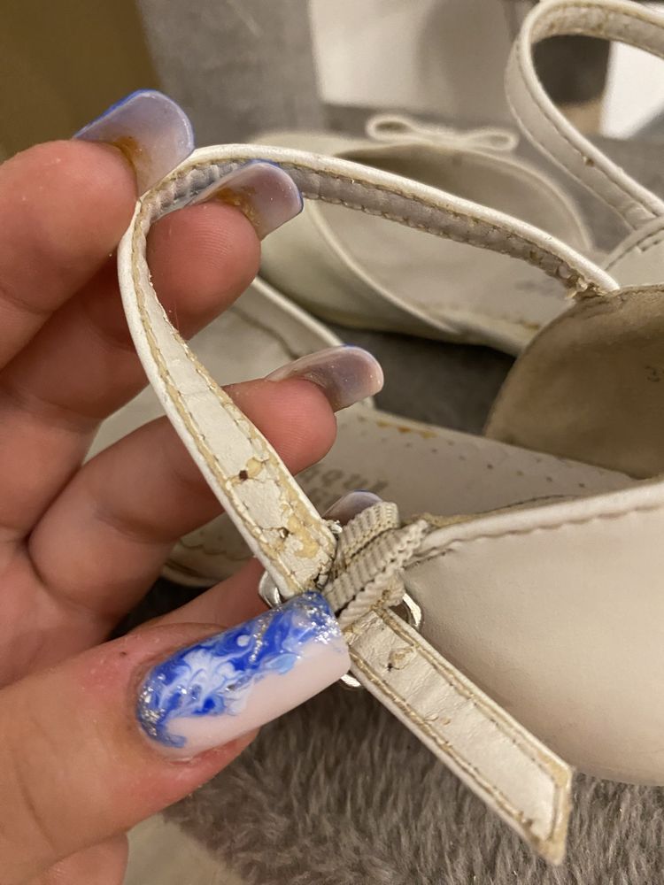 Białe buty eleganckie/oficjalne komunijne