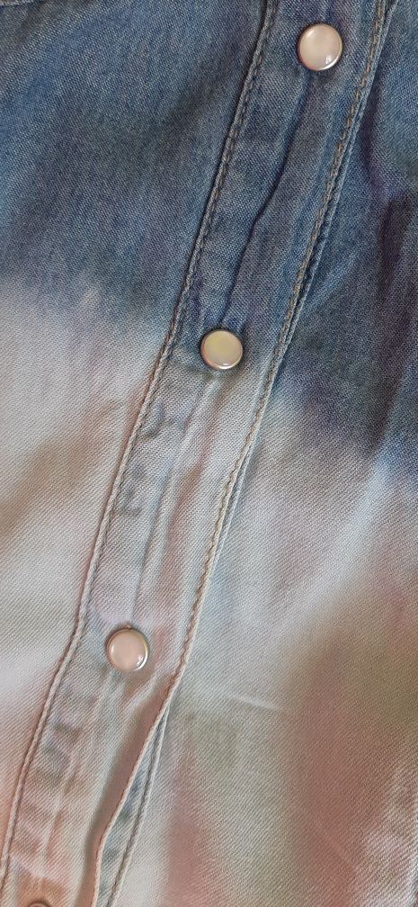 Koszula jeans ombre rozmiar S