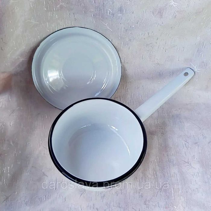 Ківш емальований Idilia (1,5 л), різні малюнки, НОВІ!