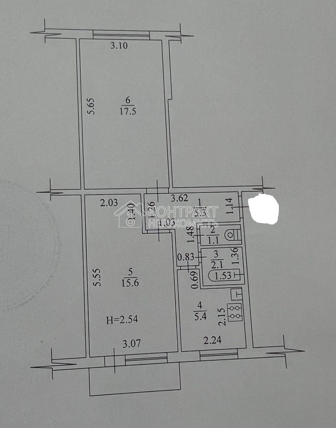 Продам 2х к. кв. Героев Сталинграда, Новые дома.